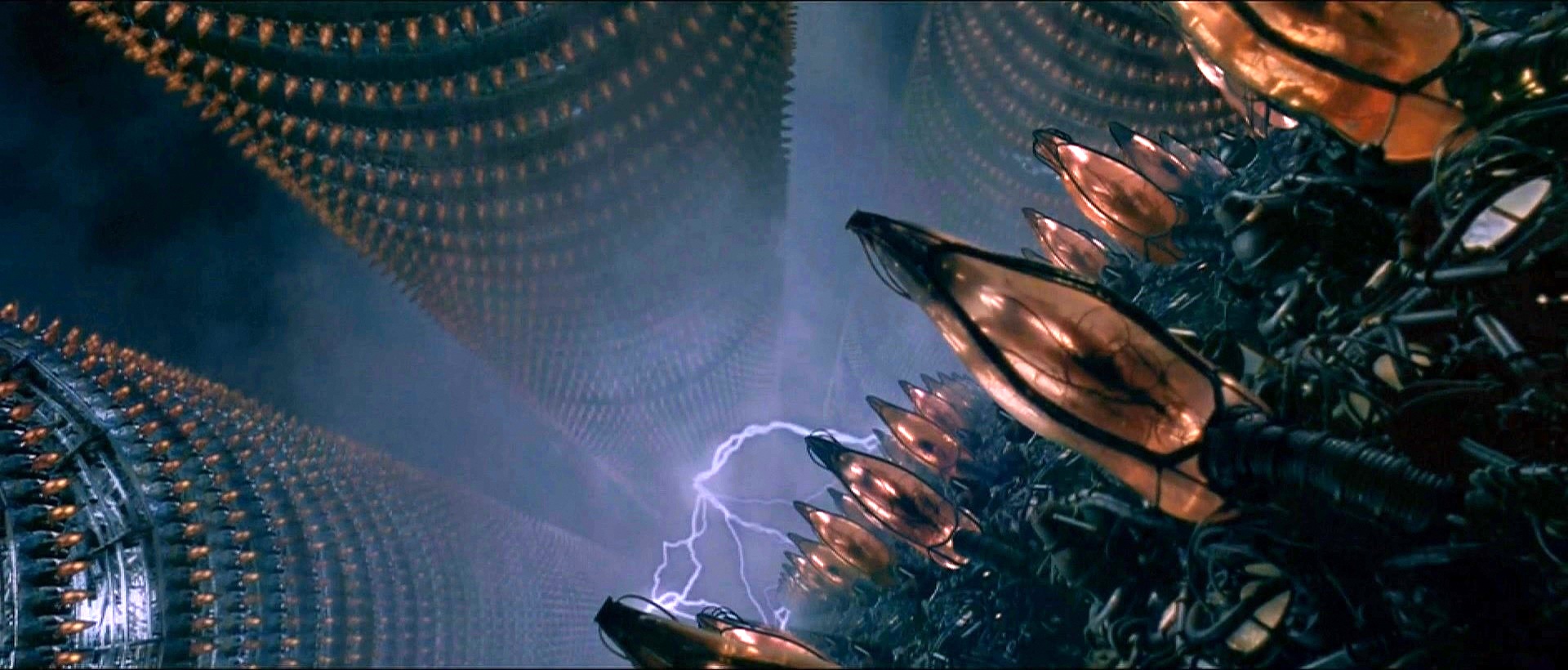 Image of pods in the film 'The Matrix'